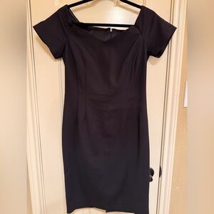 Zara Classic Black Midi and Off the Shoulder Dress